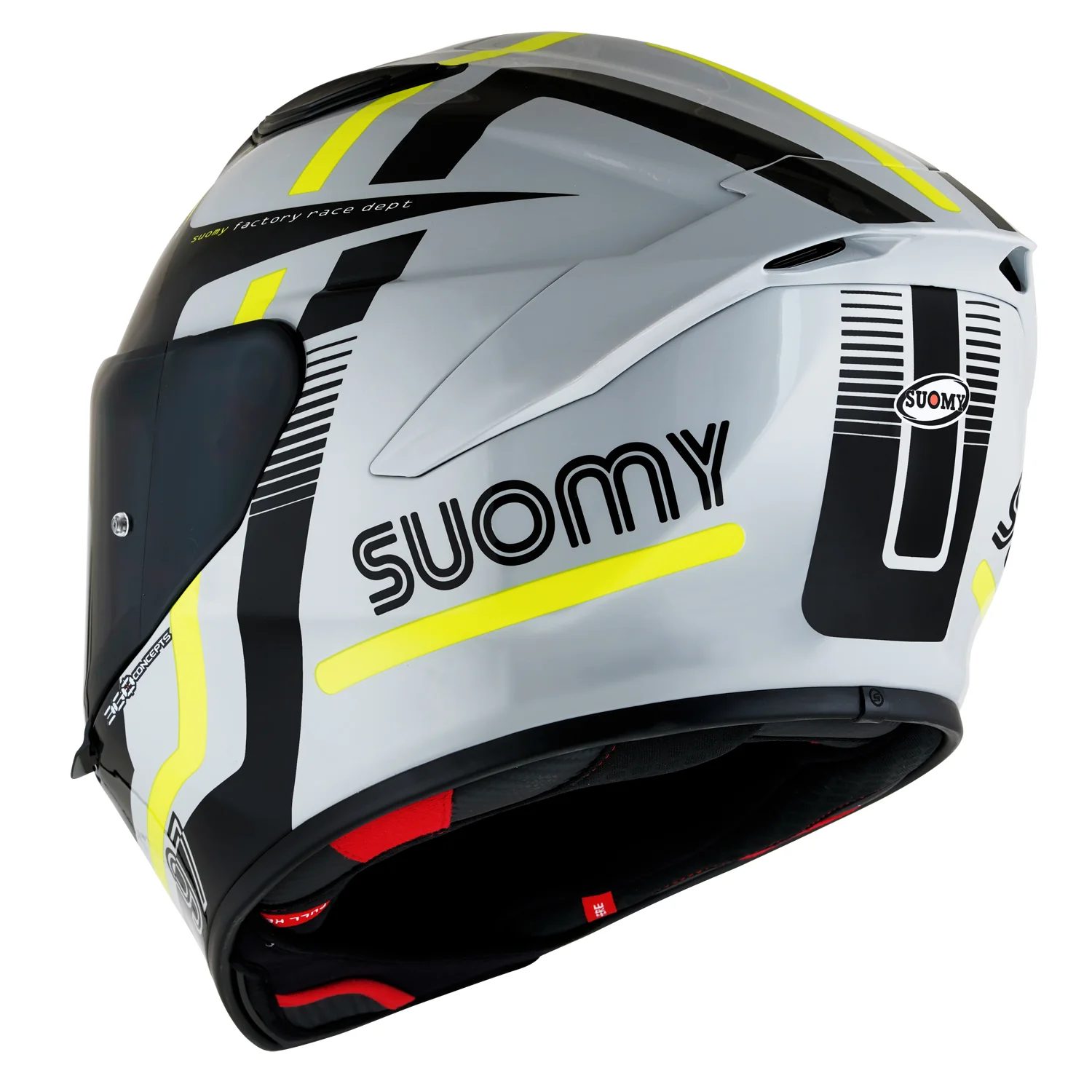 Suomy Track-1 Helmet - 97 Grey/Yellow