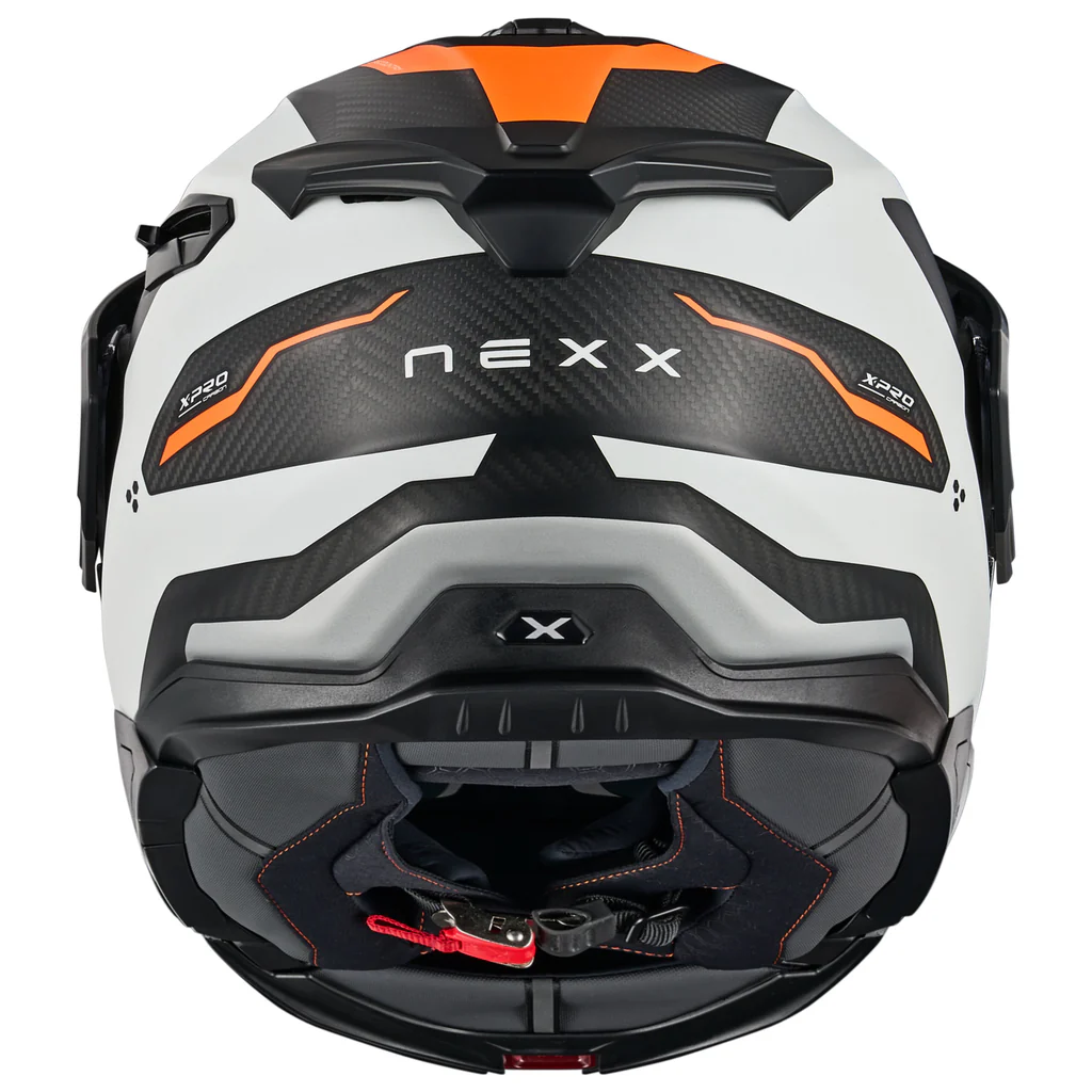 Nexx X.Lifecountry Terra Carbon Modular Helmet - Matte White/Orange