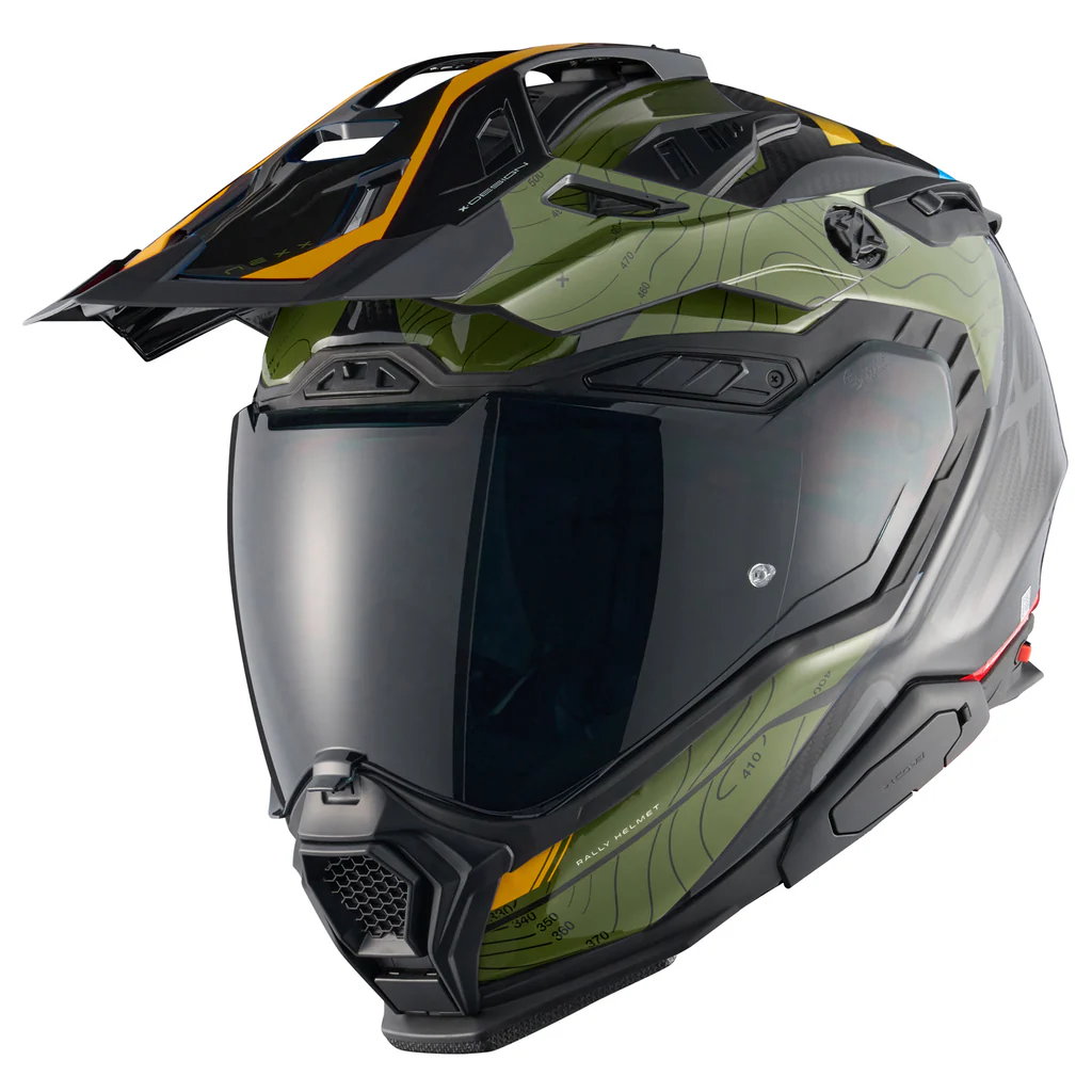 Nexx X.WED3 Furka Carbon Helmet - Green/Yellow