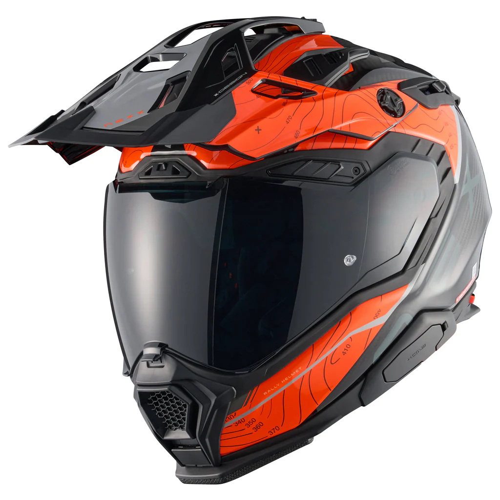 Nexx X.WED3 Furka Carbon Helmet - Orange/Gray