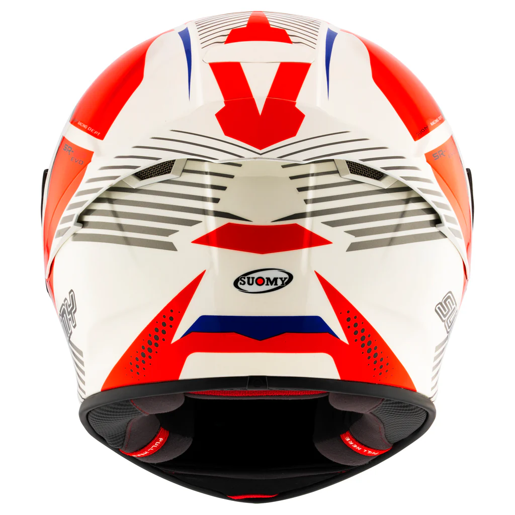 Suomy SR-GP EVO Airspeed Helmet, Red/Blue