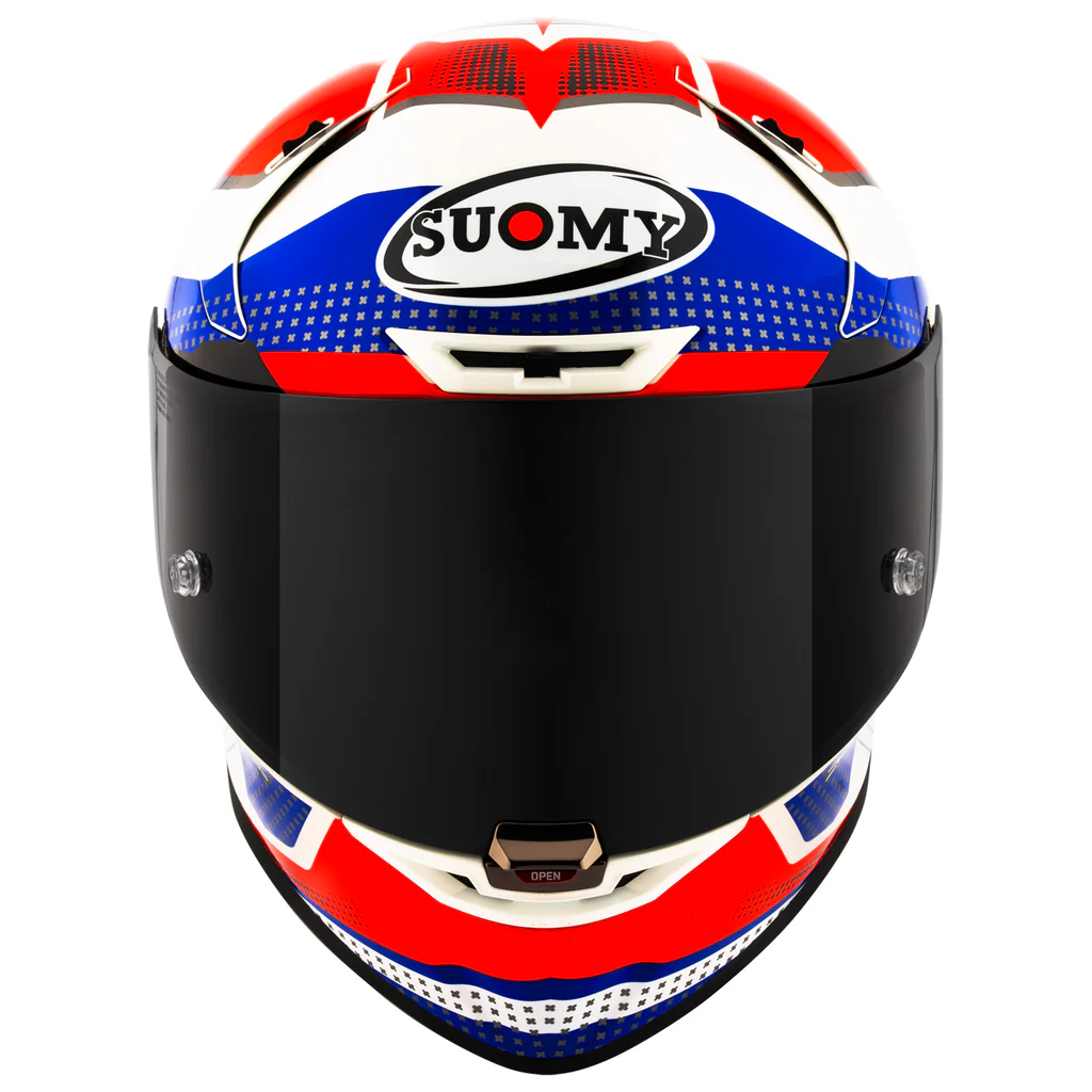 Suomy SR-GP EVO Airspeed Helmet, Red/Blue