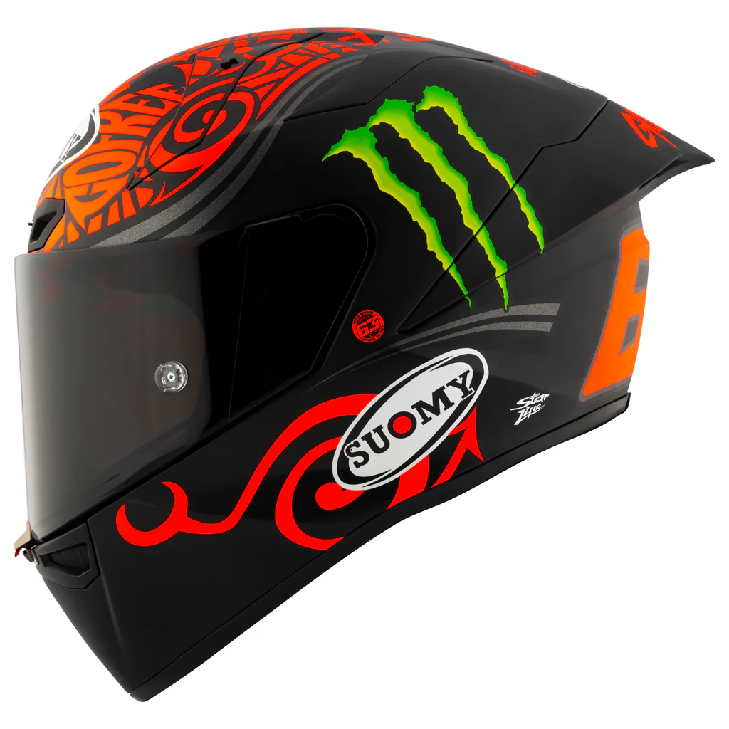 Suomy S1-XR GP Helmet - Bagnaia MONSTER 2024 Replica