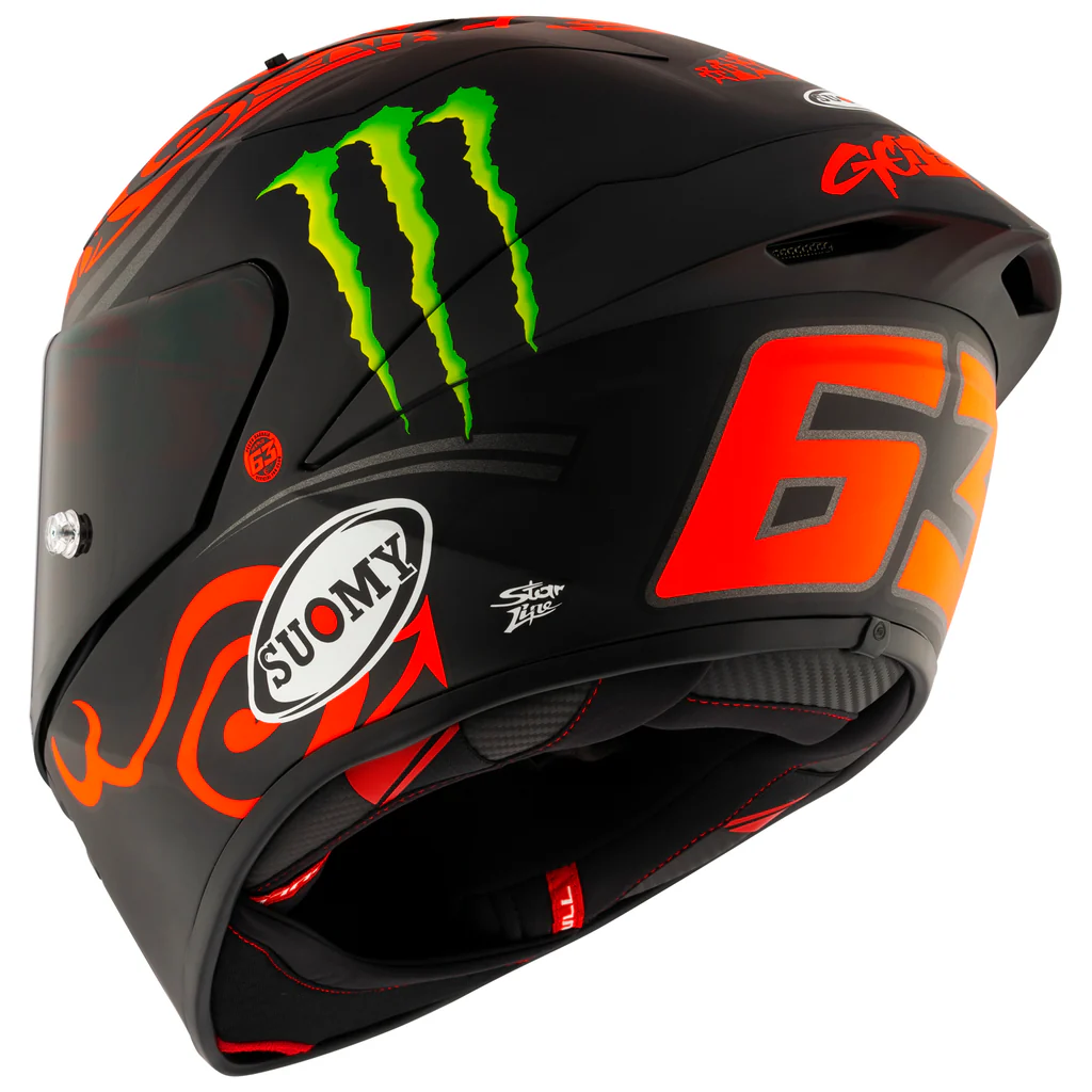 Suomy S1-XR GP Helmet - Bagnaia MONSTER 2024 Replica