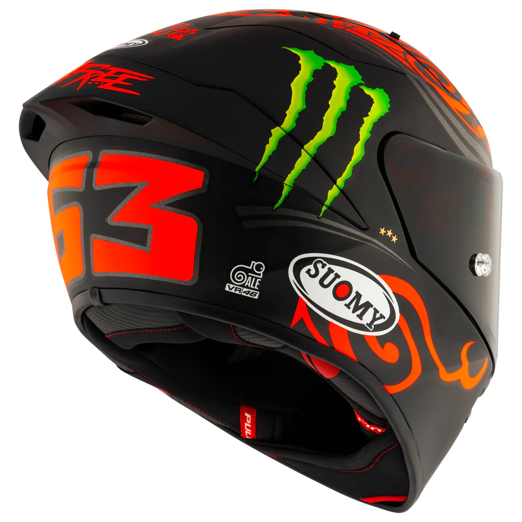 Suomy S1-XR GP Helmet - Bagnaia MONSTER 2024 Replica