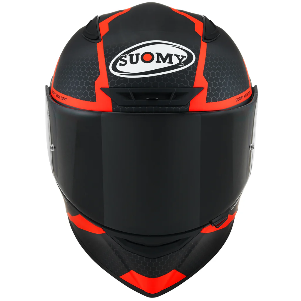 Suomy Track-1 Helmet Reaction Matte Anthracite Red